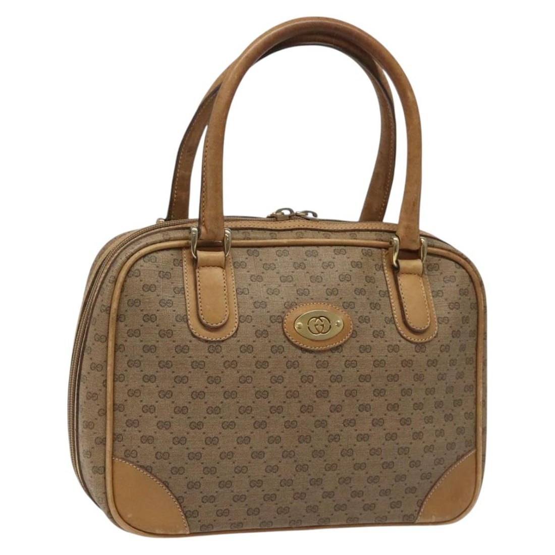 GUCCI Micro GG Supreme Hand Bag PVC Leather Beige Gold 000 39 0030 Authentic: GUCCI Micro GG Supreme Hand Bag PVC Leather Beige Gold 000 39 0030 Authentic Introducing the GUCCI Micro GG Supreme Hand Bag, a stylish accessory that blends luxury with practical design. Crafted in I