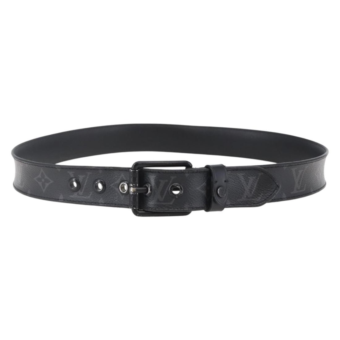LOUIS VUITTON Monogram Eclipse Ceinture Voyager Belt 80-90cm (1 of 13)