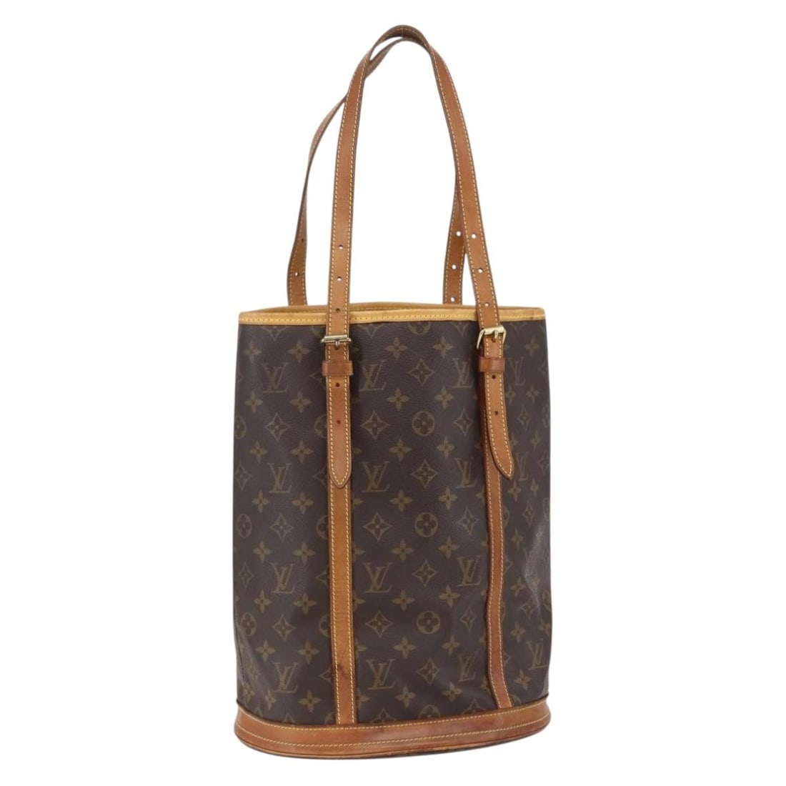LOUIS VUITTON Monogram Bucket GM Shoulder Bag M42236 Auth France (1 of 18)