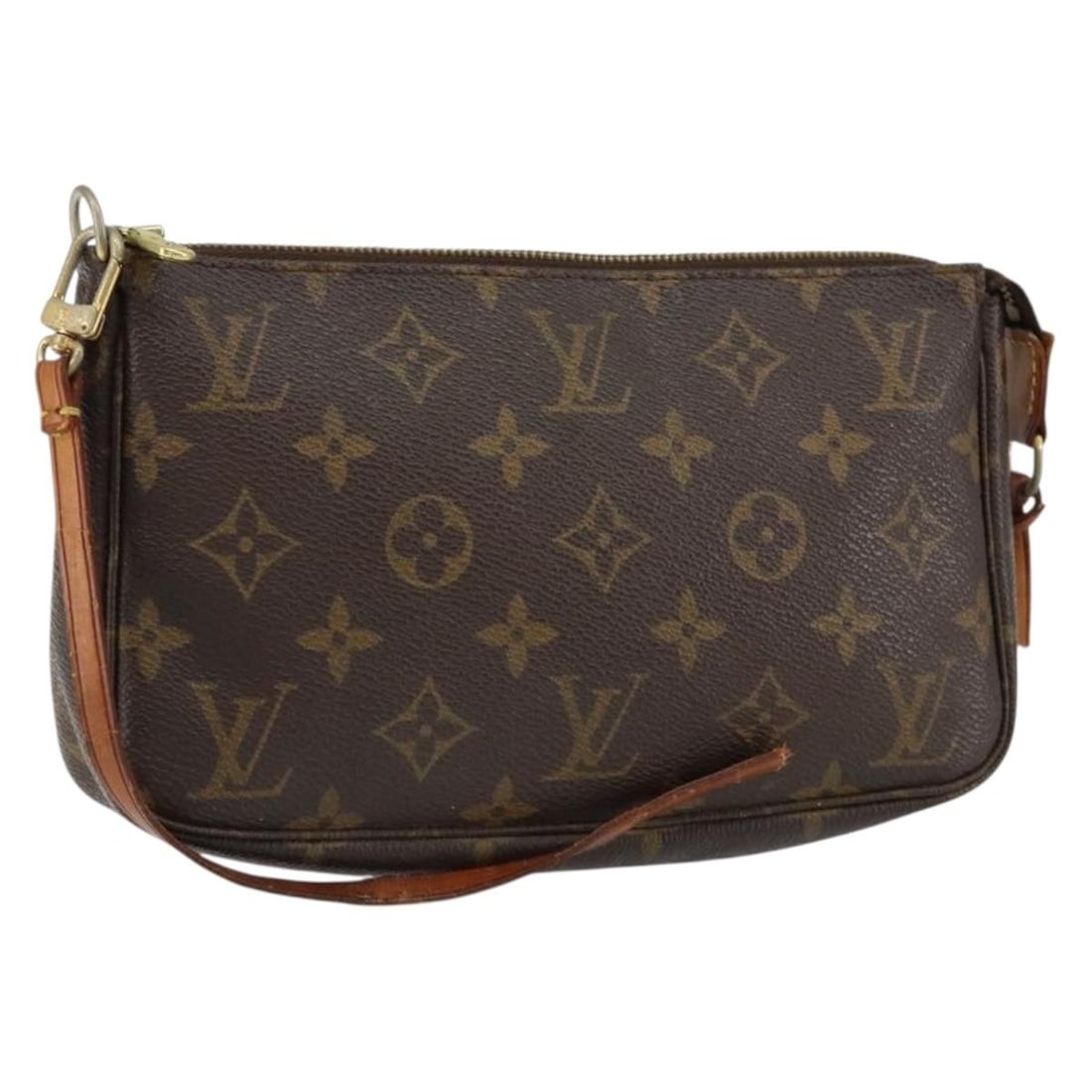 LOUIS VUITTON Monogram Pochette Accessoires Pouch M51980 France Auth: LOUIS VUITTON Monogram Pochette Accessoires Pouch M51980 France Auth This authentic Louis Vuitton Monogram Pochette Accessoires Pouch is a stylish accessory made from durable Monogram Canvas. With dim