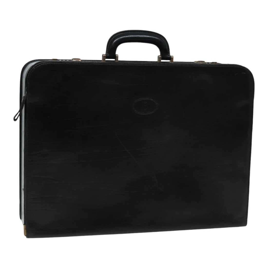 BALLY Leather Trunk No.000 Black Made in Italy (1 of 18)