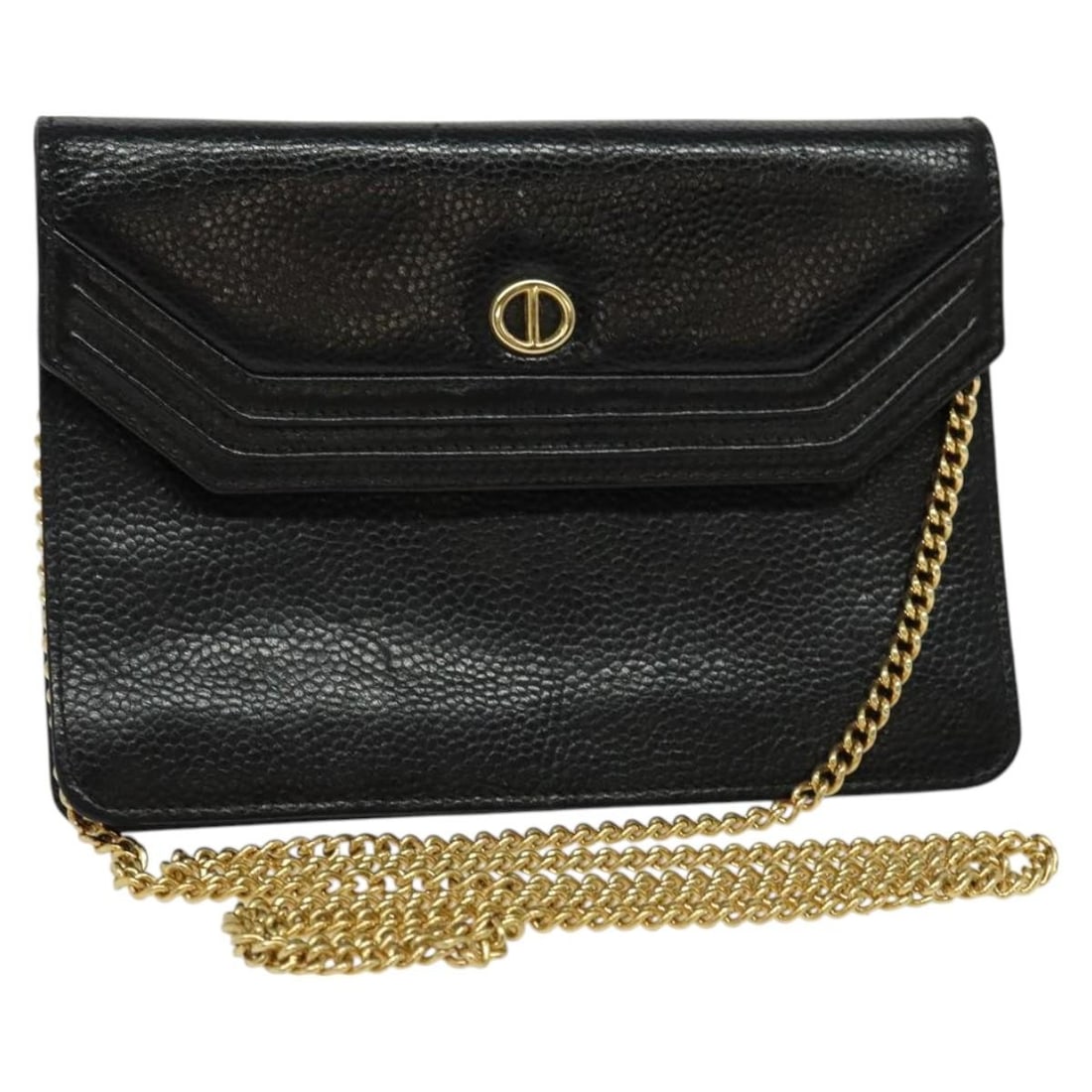 Black Vintage Chain Shoulder Bag by Christian Dior (1 of 1)