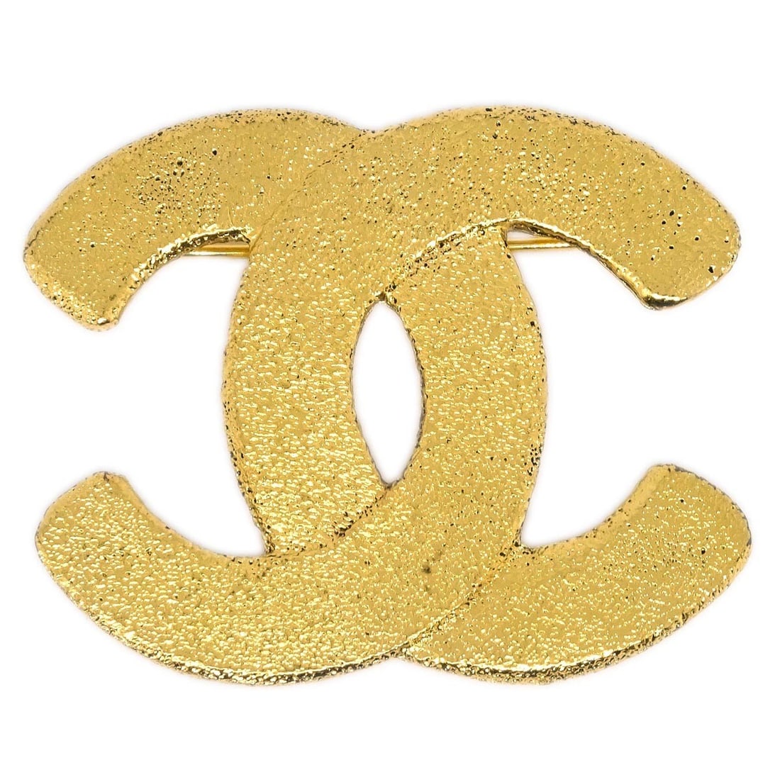 Chanel CC Gold-Plated Brooch Pin 29/1265 (1 of 4)