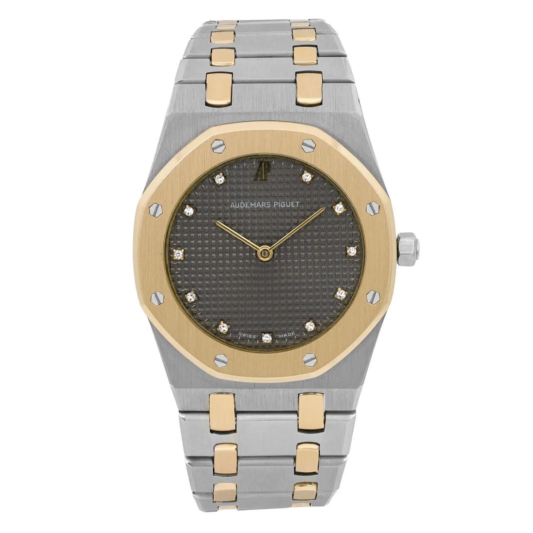 Audemars Piguet Royal Oak 18K Yellow Gold Gray Dial Quartz Men's Watch (1 of 6)