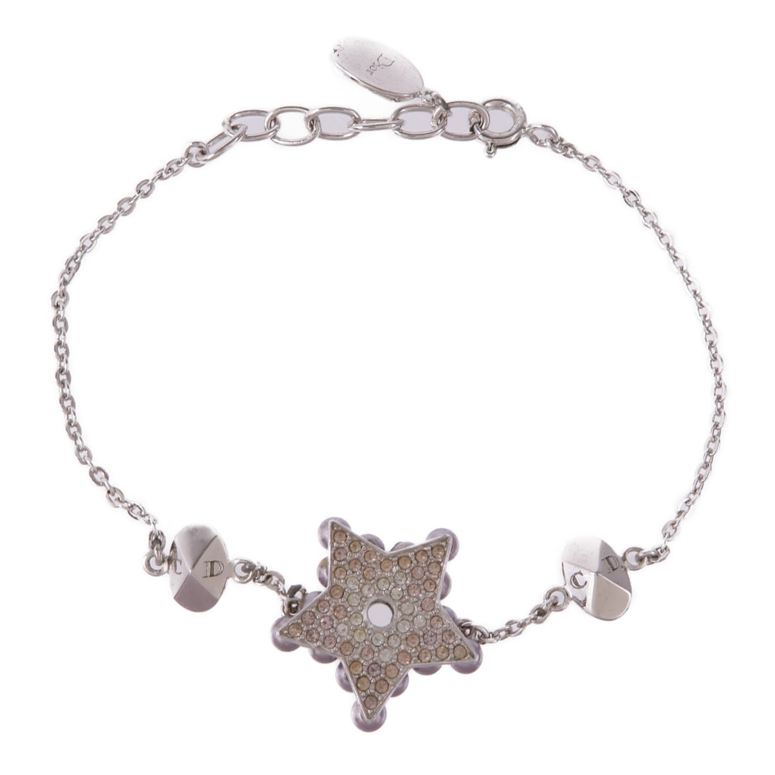 Christian Dior Silver Bracelet Elegant Minimalist Design (1 of 9)