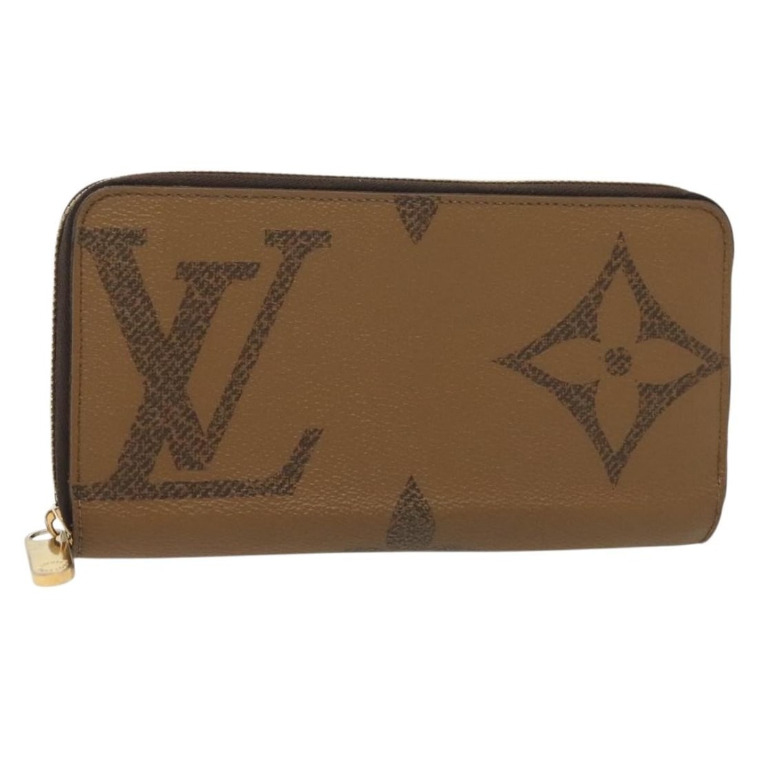 LOUIS VUITTON Monogram Giant Reverse Zippy Long Wallet M69353 Auth France (1 of 18)