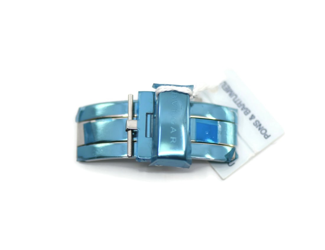 Bulgari 16mm Stainless Steel Deployment Buckle Authentic: Bulgari 16mm Stainless Steel Deployment Buckle Authentic This Bulgari stainless steel deployment buckle is designed for wristwatch bands and features a width of 16mm. Crafted from high-quality stainle