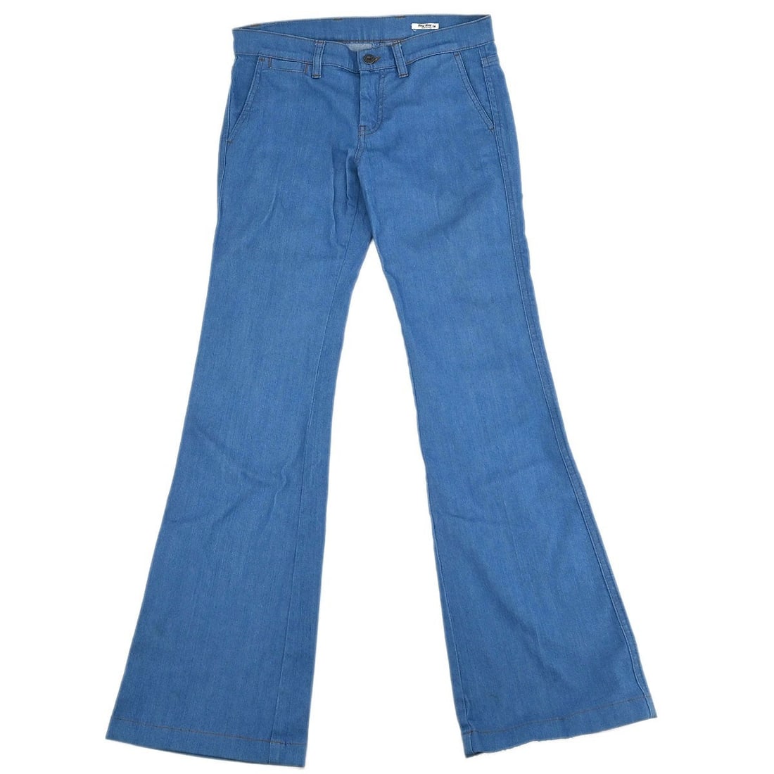 Miu Miu Blue Long Pants AMM1 2008 Casual Regular Fit (1 of 11)