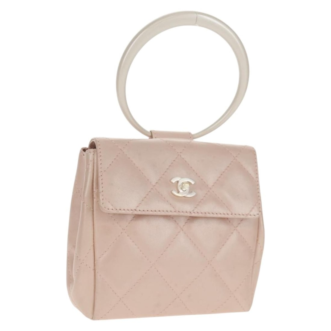 Chanel Matelasse Pink Flap Clutch Bag (1 of 1)