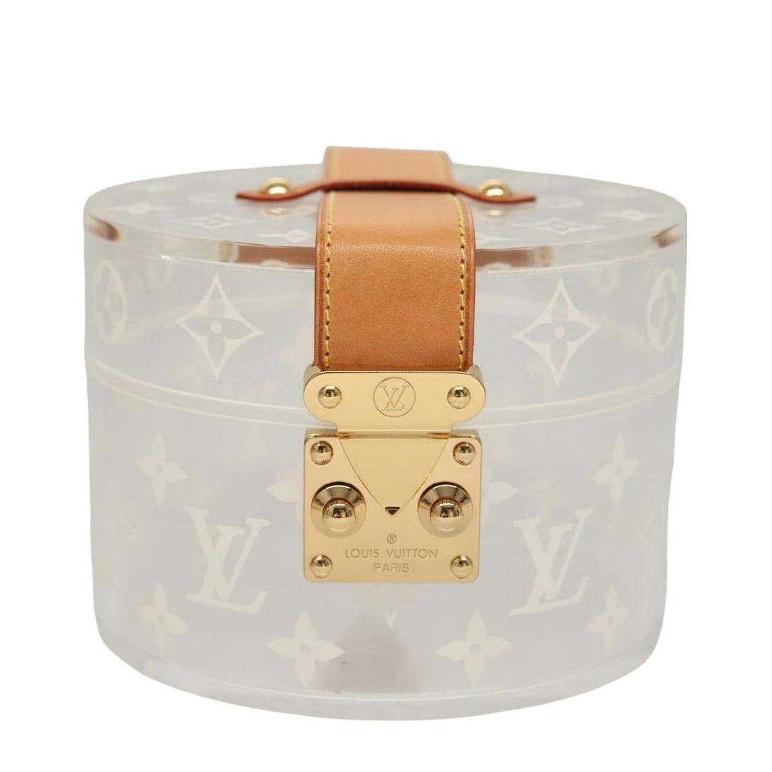Louis Vuitton Scott Trunk Clear Acrylic Wallet Box Organizer (1 of 2)