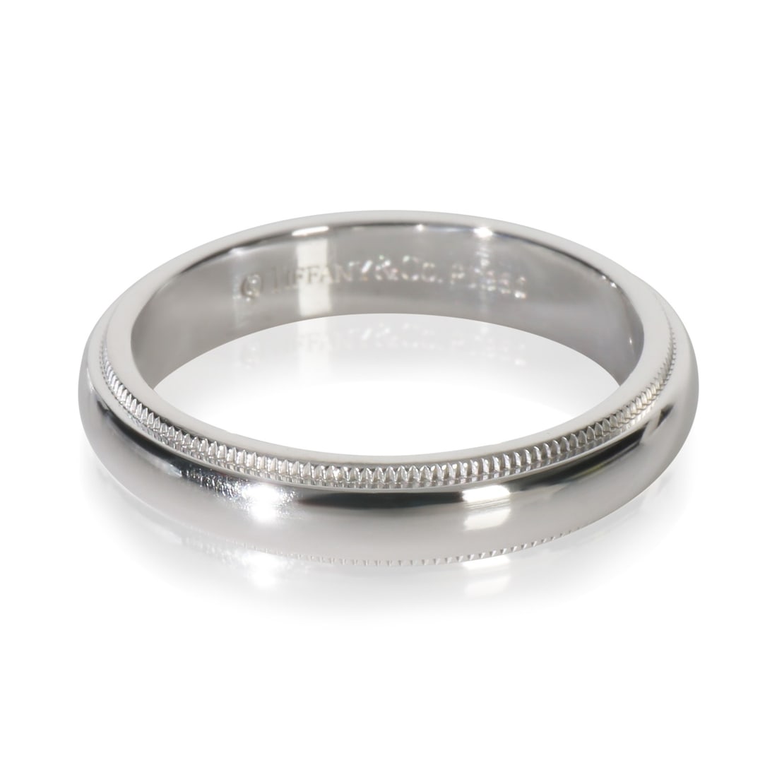Tiffany Together 4mm Platinum Men's Ring with Original Box: Tiffany Together 4mm Platinum Men's Ring with Original Box This Tiffany & Co. Platinum Tiffany Together 4mm Ring is crafted in 950 platinum and features a classic band design. Made in Italy, this pre-
