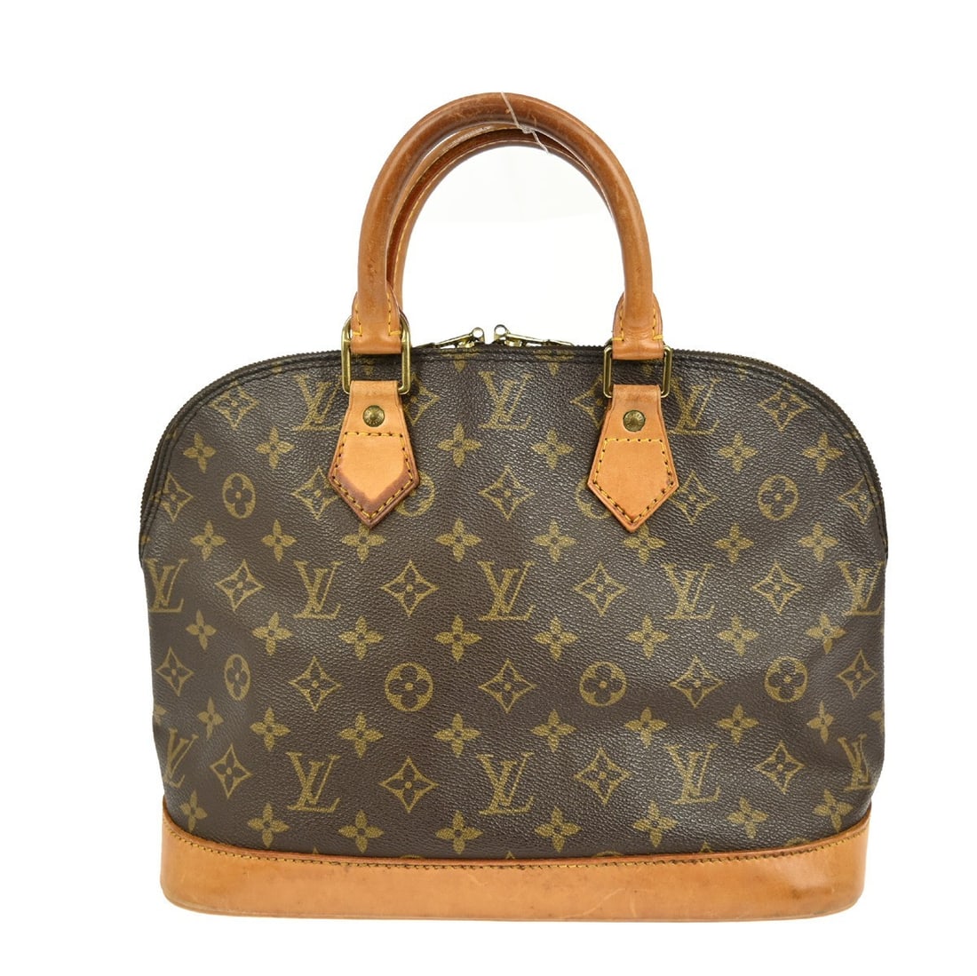 Brown Alma Bag by Louis Vuitton with Leather Detailing (1 of 1)