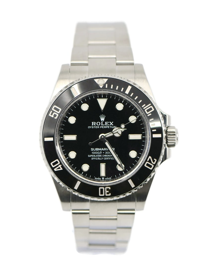 41mm Rolex Submariner No Date Automatic Stainless Steel Ref 124060 With Box Papers (1 of 6)
