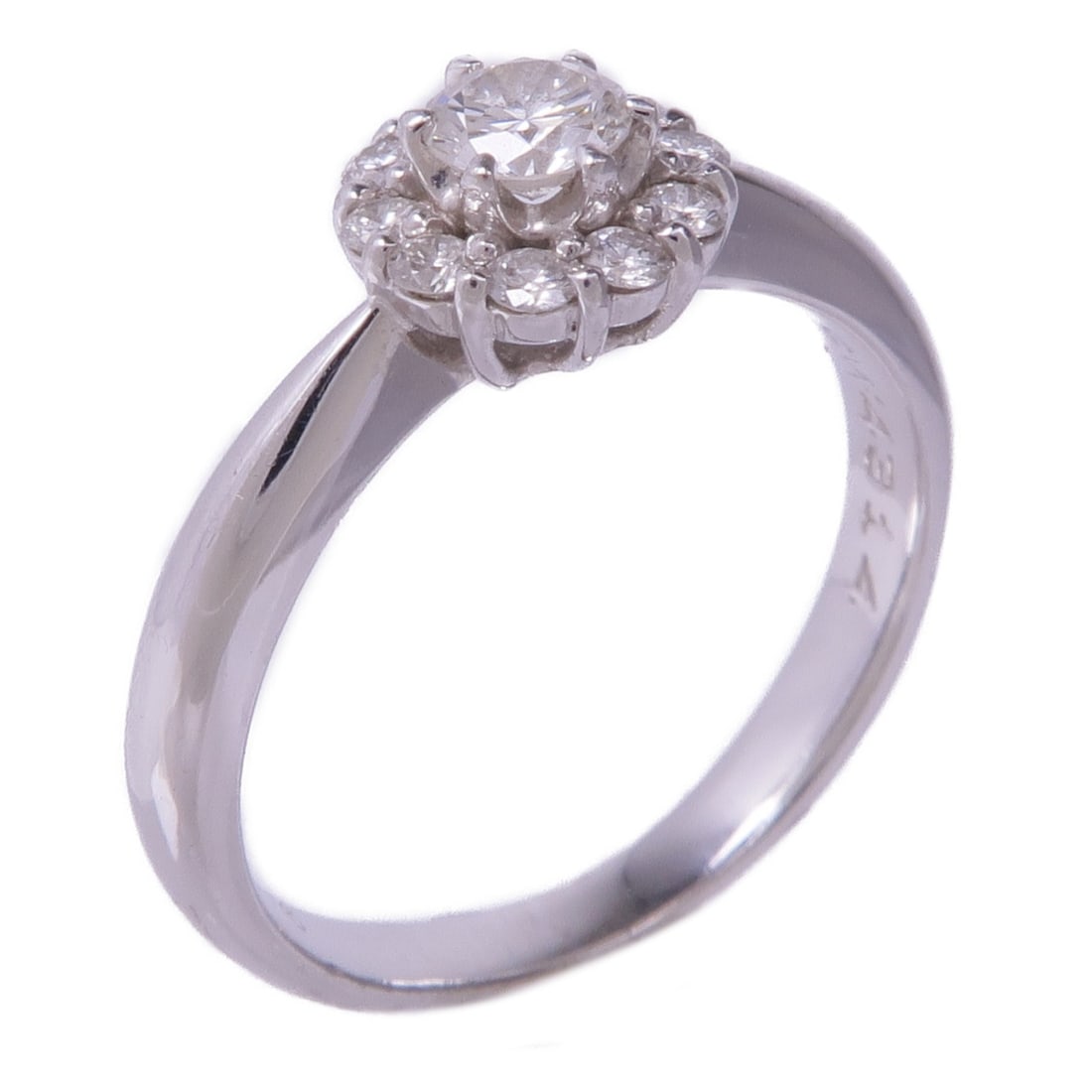 JEWELRY Diamond Ring in Pt900 Platinum Size 5.5 (1 of 8)