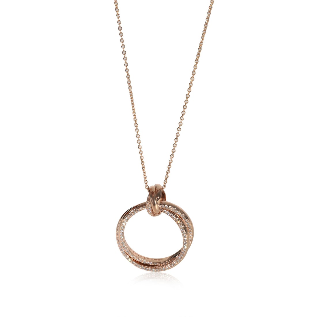 Tiffany & Co. Paloma Picasso 0.40 CTW Diamond Pendant in 18k Rose Gold: Tiffany & Co. Paloma Picasso 0.40 CTW Diamond Pendant in 18k Rose Gold Elegant and stylish, the Tiffany & Co. Paloma Picasso Diamond Melody Pendant showcases a round brilliant diamond set in luxurious