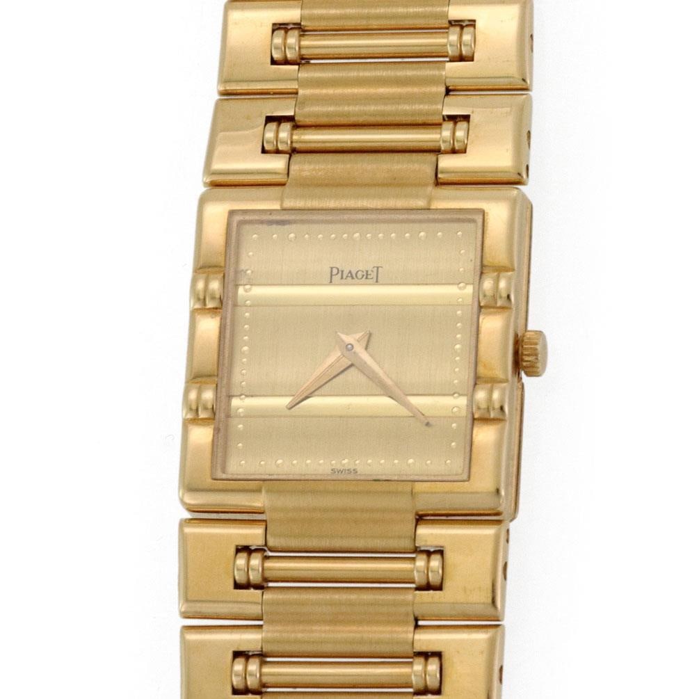 Piaget Dancer 18k Yellow Gold Men's Watch Quartz 80317 (1 of 5)
