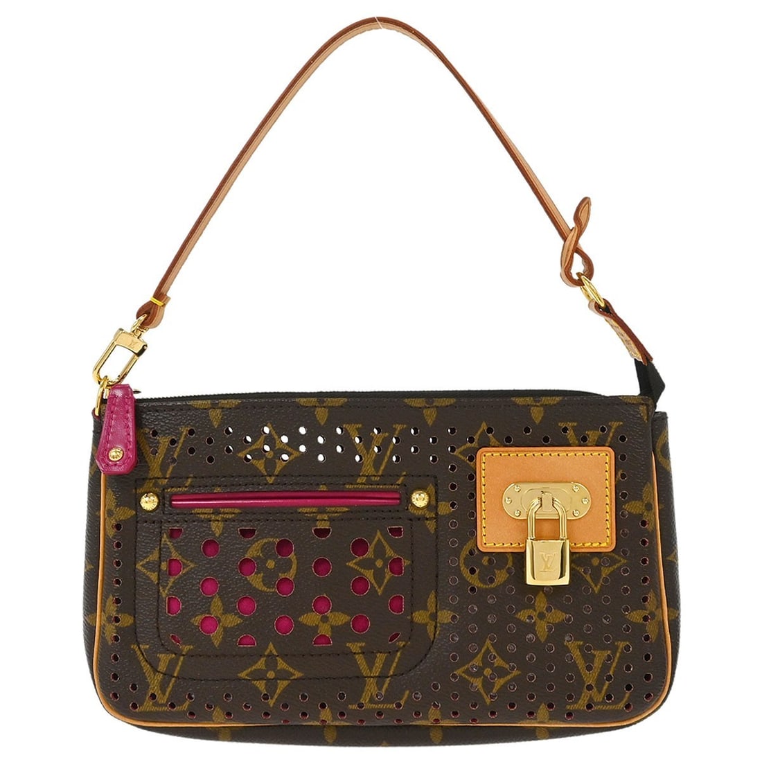 Louis Vuitton Monogram Perfo Pochette Accessoires Handbag M95183: Louis Vuitton Monogram Perfo Pochette Accessoires Handbag M95183 The Louis Vuitton Monogram Perfo Pochette Accessoires Handbag is a stylish accessory perfect for casual occasions. This small handbag f