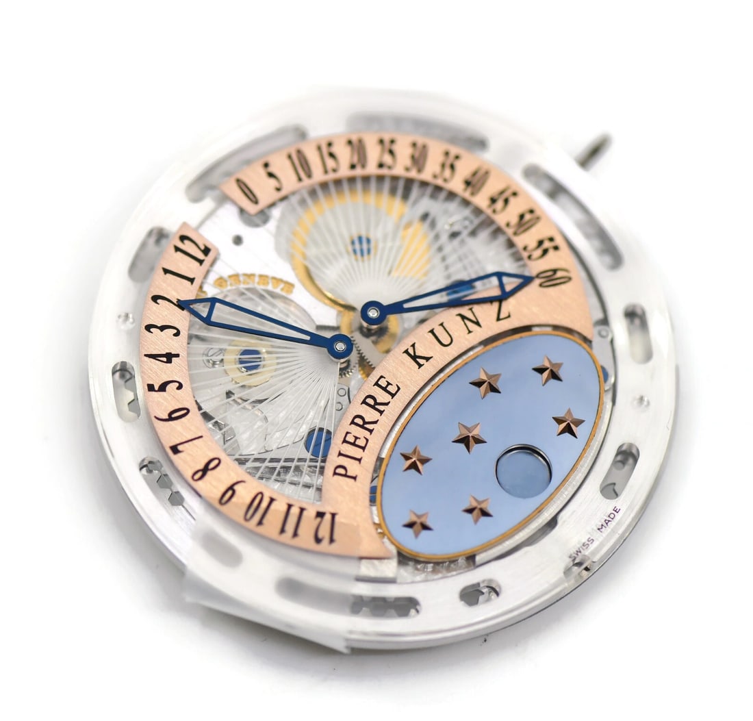 Pierre Kunz Spirit Automatic Movement 37.5mm Authentic: Pierre Kunz Spirit Automatic Movement 37.5mm Authentic The Pierre Kunz Spirit Of Challenge Movement is a high-quality mechanical (automatic) movement designed for the Spirit model. With a size of 37.5