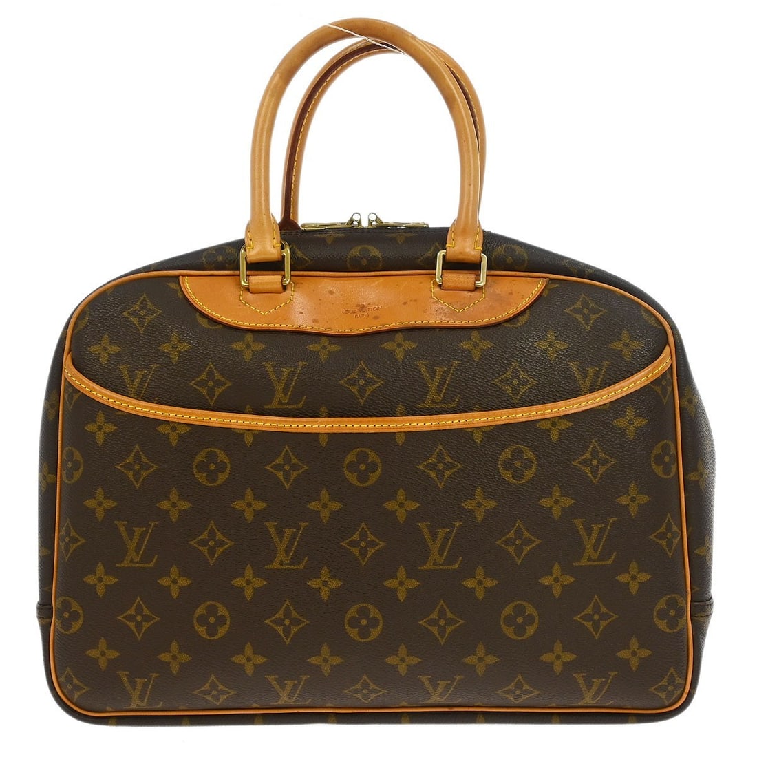Deauville Brown Leather Handbag by Louis Vuitton (1 of 1)