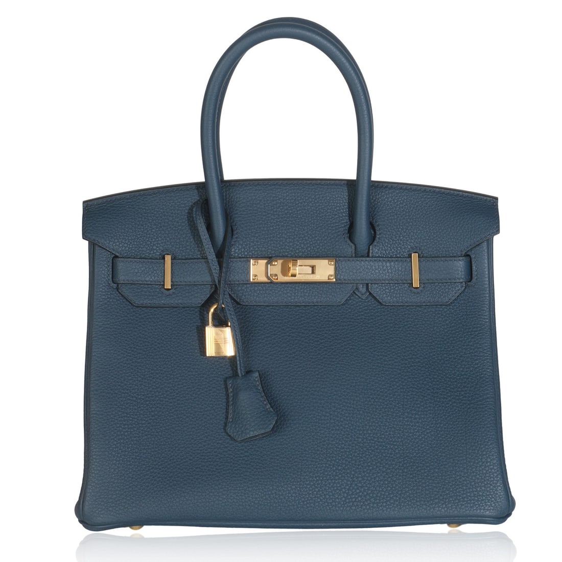 Hermes Birkin 30 Blue De Prusse Togo Leather Top Handle GHW 2024 (1 of 7)