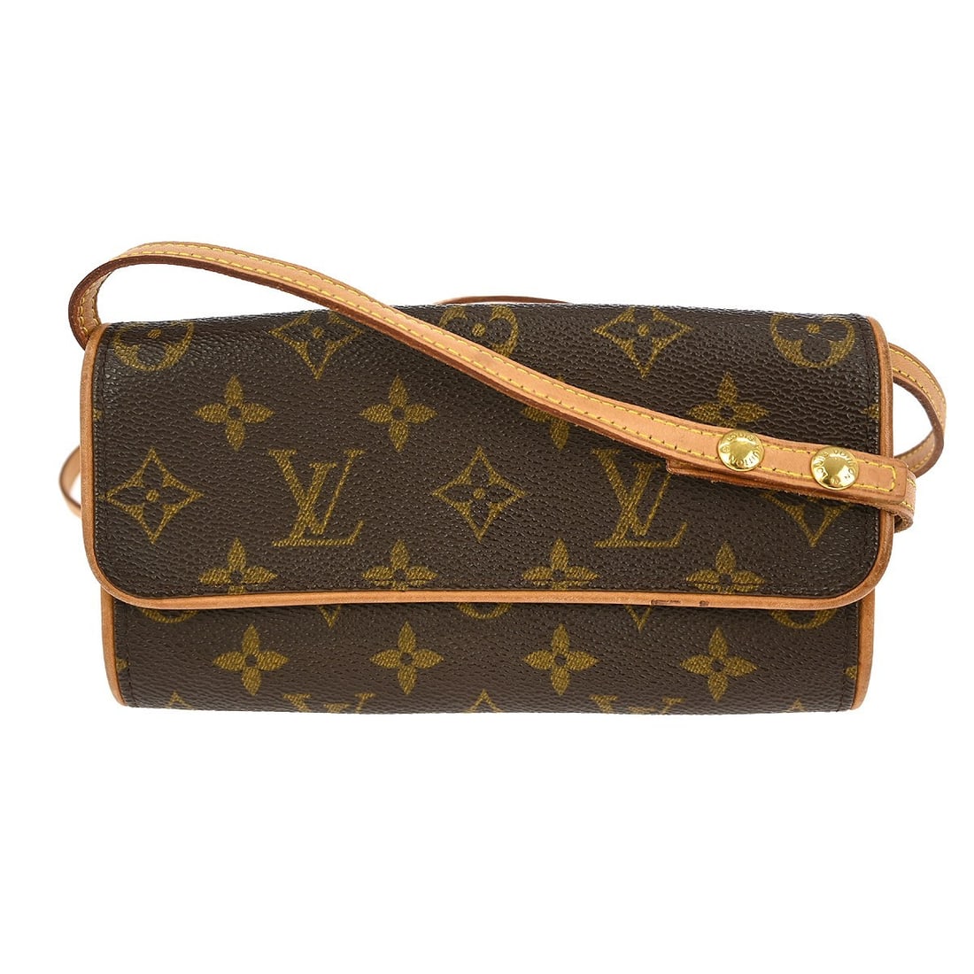 Louis Vuitton Brown Twin Shoulder Bag Pre-Owned (1 of 1)