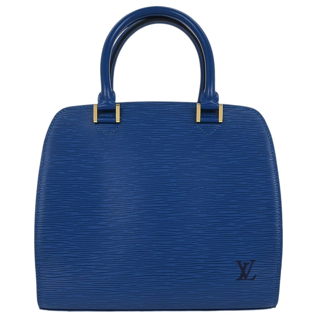 Louis Vuitton Blue Epi Leather Pont Neuf Handbag M52055 (1 of 10)