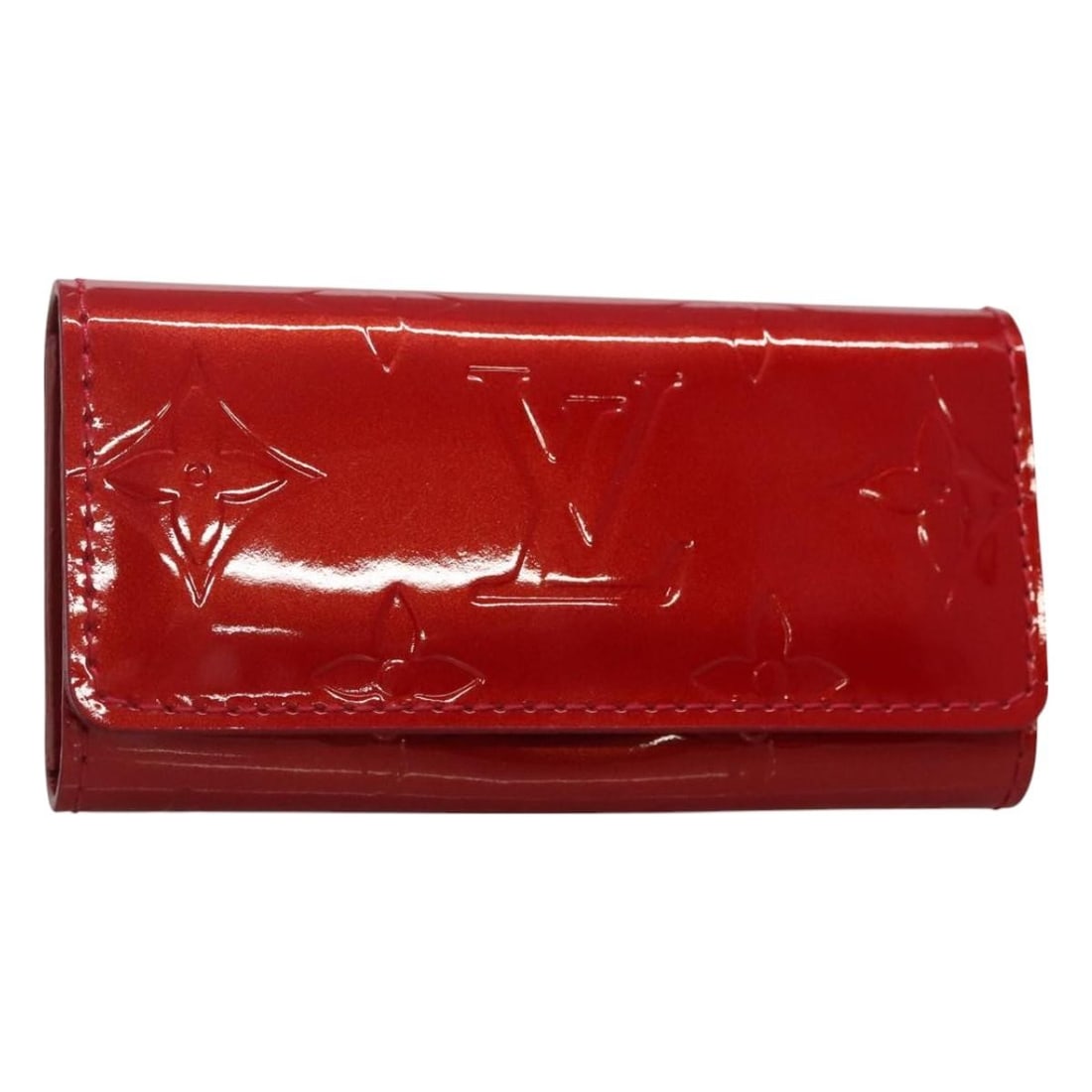 LOUIS VUITTON Vernis Multicles 4 Key Case Pomme D'amour M91976 Authentic (1 of 17)