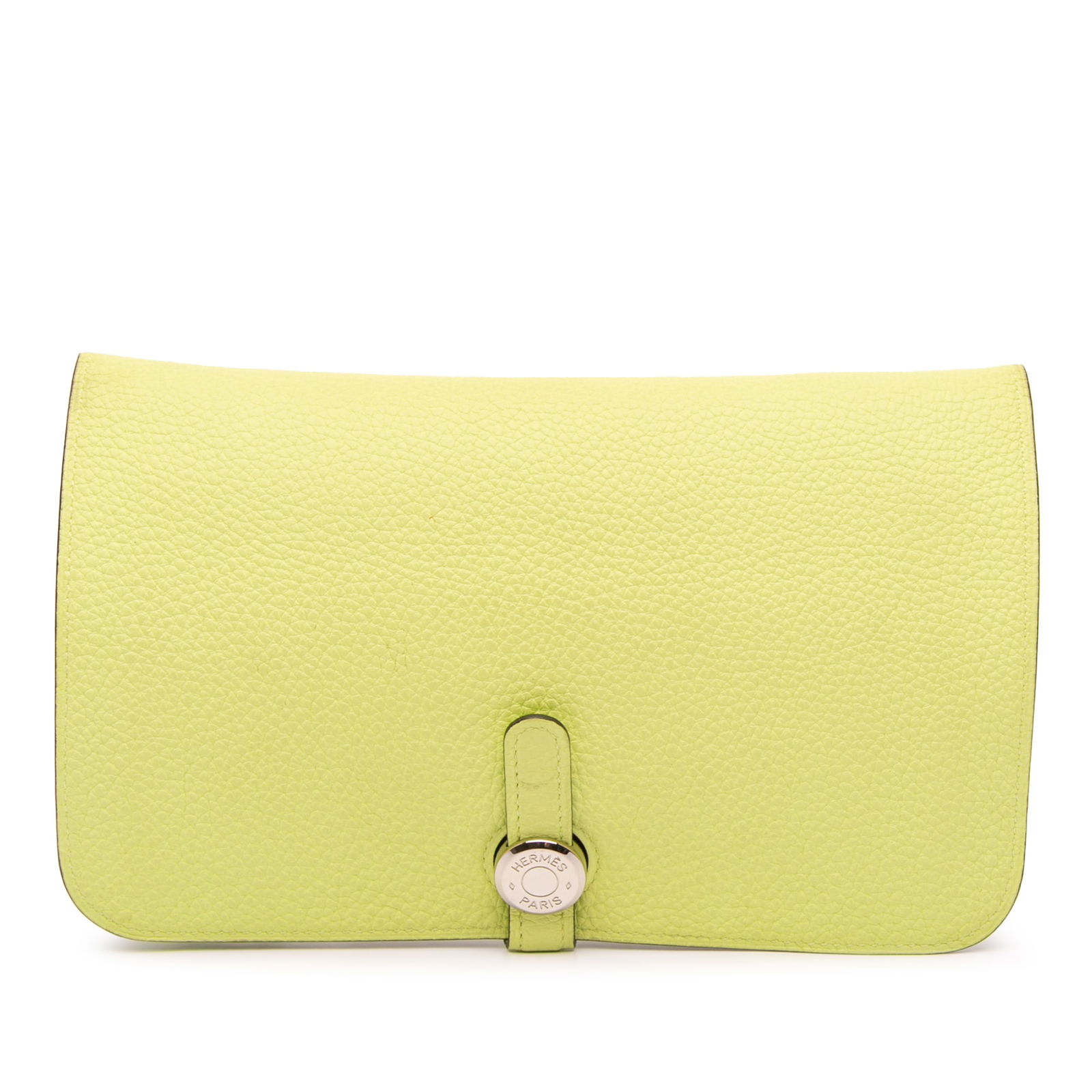 Hermes Togo Dogon Duo Wallet GM Yellow Leather (1 of 12)