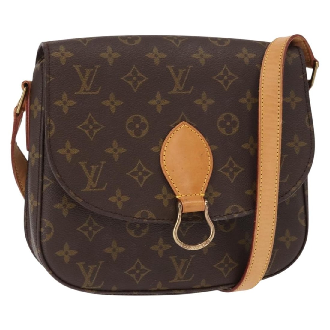 Louis Vuitton Saint Cloud GM Monogram Canvas Shoulder Bag M51242 France: Louis Vuitton Saint Cloud GM Monogram Canvas Shoulder Bag M51242 France This is a Louis Vuitton Monogram Saint Cloud GM shoulder bag crafted from iconic monogram canvas. The bag features an adjustable
