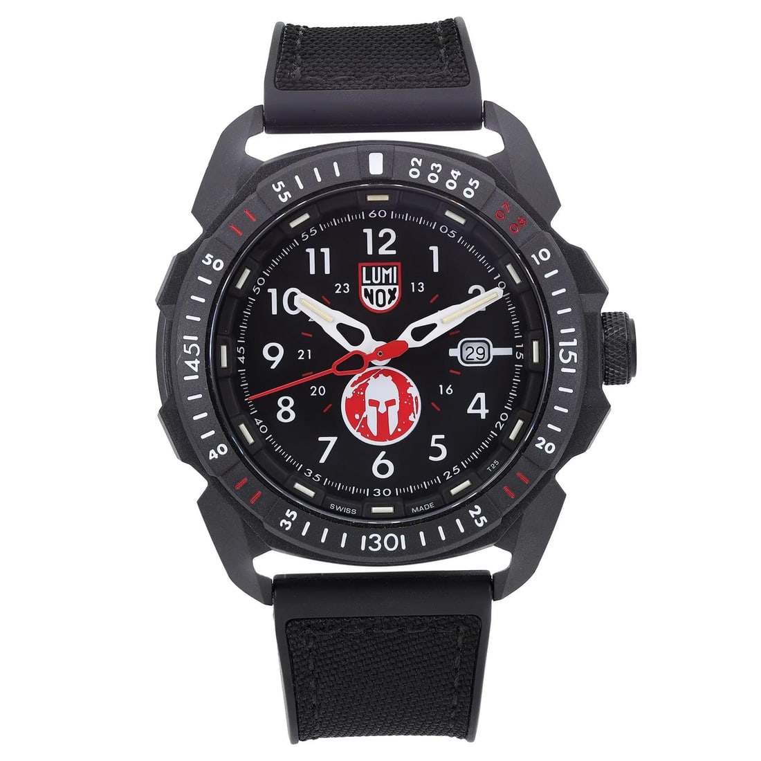 Luminox Spartan Race 46mm Black Quartz Men's Watch XL.1001.SPARTAN: Luminox Spartan Race 46mm Black Quartz Men's Watch XL.1001.SPARTAN Discover the Luminox Spartan Race wristwatch, designed for the active individual. This 46mm timepiece features a robust Carbonox case