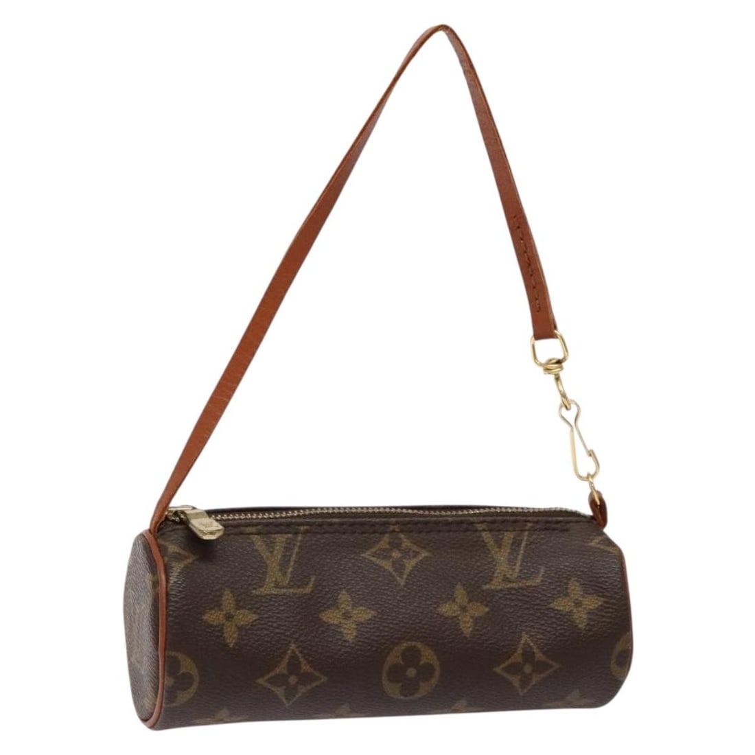 LOUIS VUITTON Monogram Papillon Pouch Authentic LV SW1415: LOUIS VUITTON Monogram Papillon Pouch Authentic LV SW1415 This LOUIS VUITTON Monogram Papillon Pouch is a stylish accessory crafted from durable Monogram Canvas. The pouch features a classic monogram