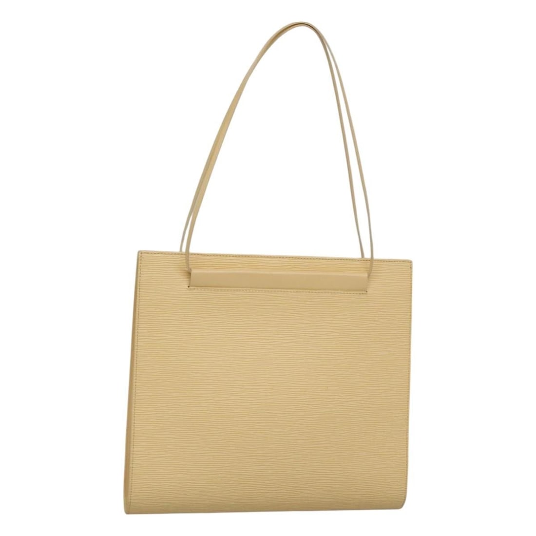 Beige Louis Vuitton Saint Tropez Shoulder Bag: Beige Louis Vuitton Saint Tropez Shoulder Bag This Louis Vuitton Saint Tropez handbag in beige features a shoulder bag design. It shows signs of rubbing and slight loss of shape on the exterior surfac