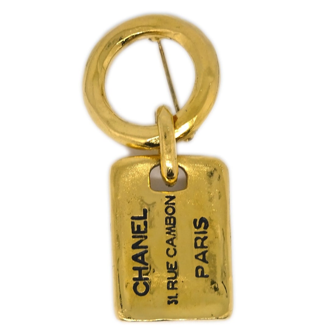 Chanel Gold-Plated Brooch Pin 1133 Elegant Accessory (1 of 4)