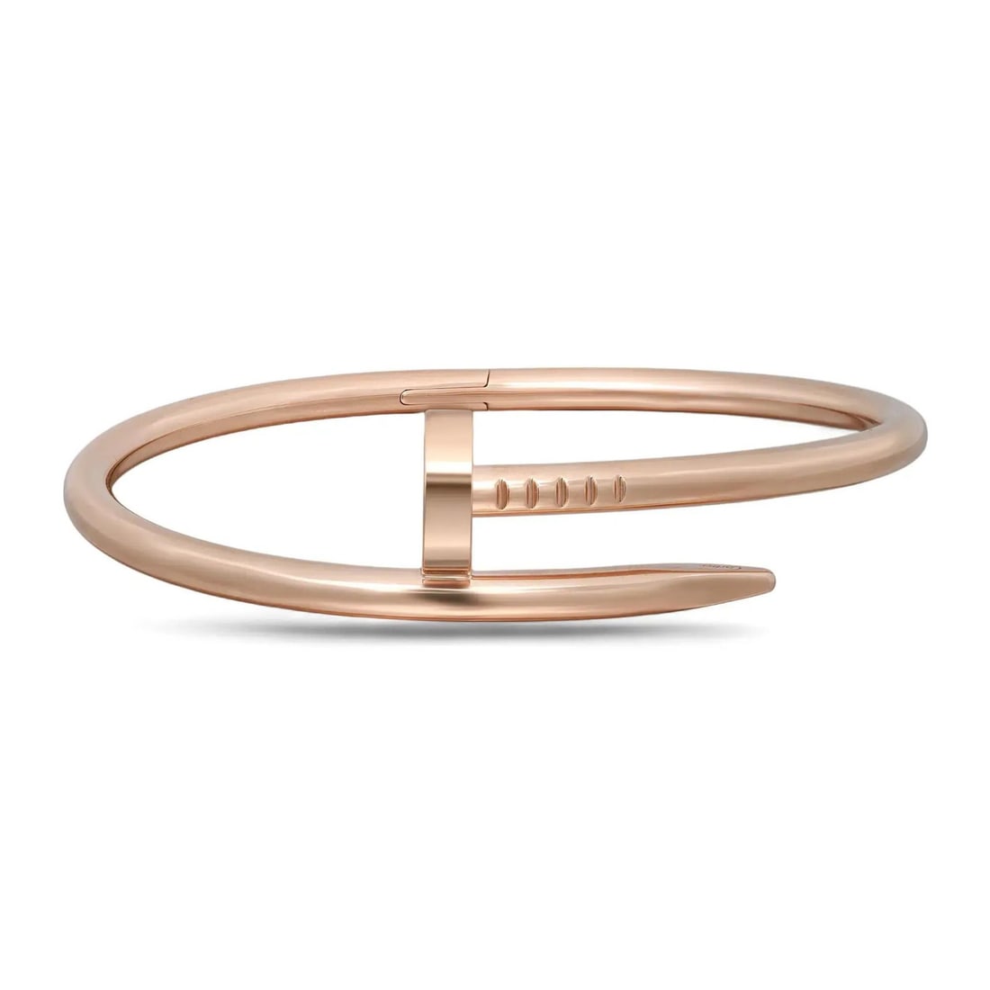 Cartier Juste Un Clou Classic 18K Rose Gold Bracelet Bangle Size 16: Cartier Juste Un Clou Classic 18K Rose Gold Bracelet Bangle Size 16 This exquisite Cartier Juste Un Clou Bracelet showcases the iconic classic model, elegantly crafted in 18K rose gold. With a strikin
