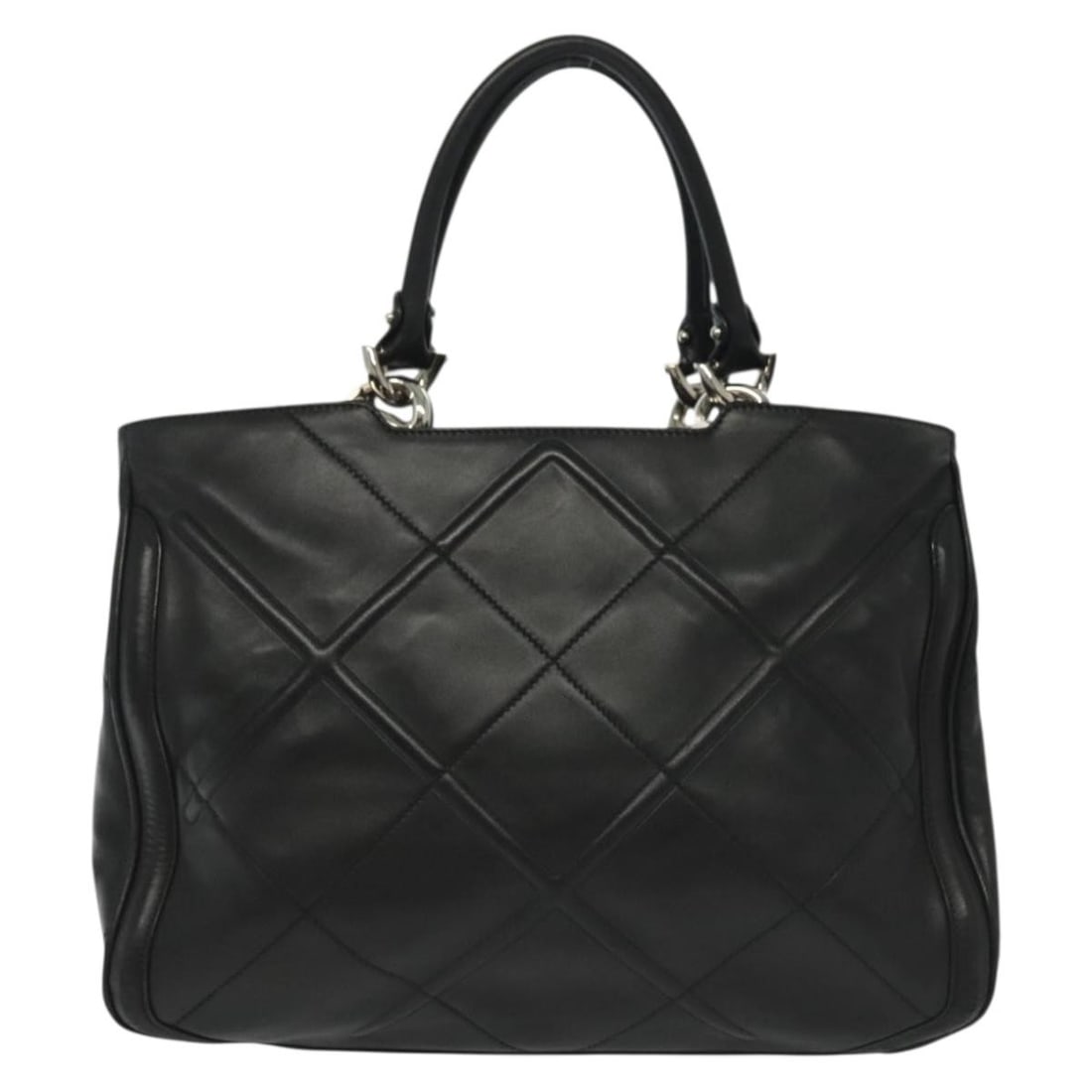 Vala Black Handbag by Salvatore Ferragamo: Vala Black Handbag by Salvatore Ferragamo This Salvatore Ferragamo Vala handbag features a black exterior with the brand's signature design. The bag shows signs of use, including rubbing, scratches, s