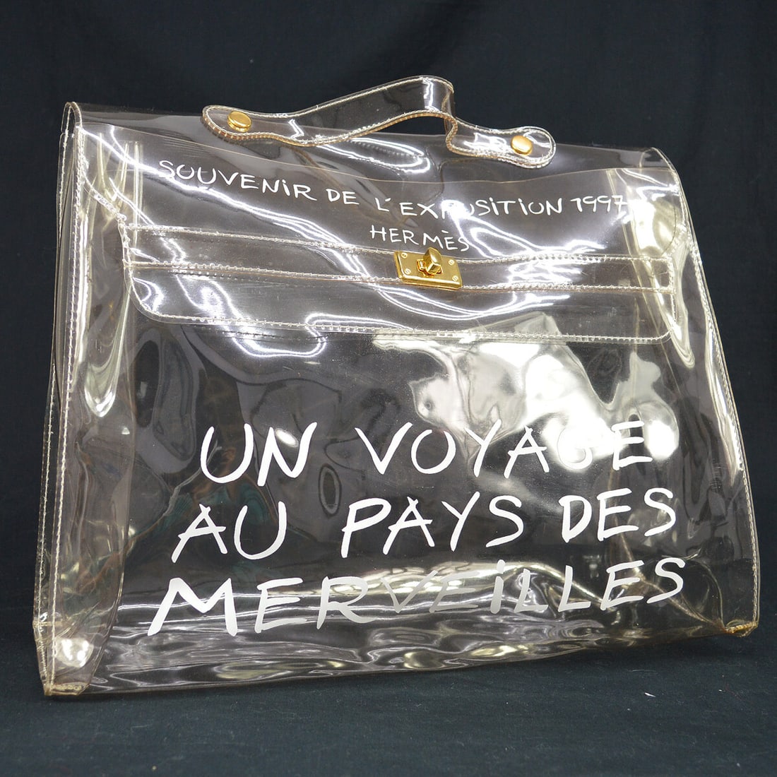 Clear Handbag by Hermes Kelly Souvenir Collection (1 of 1)
