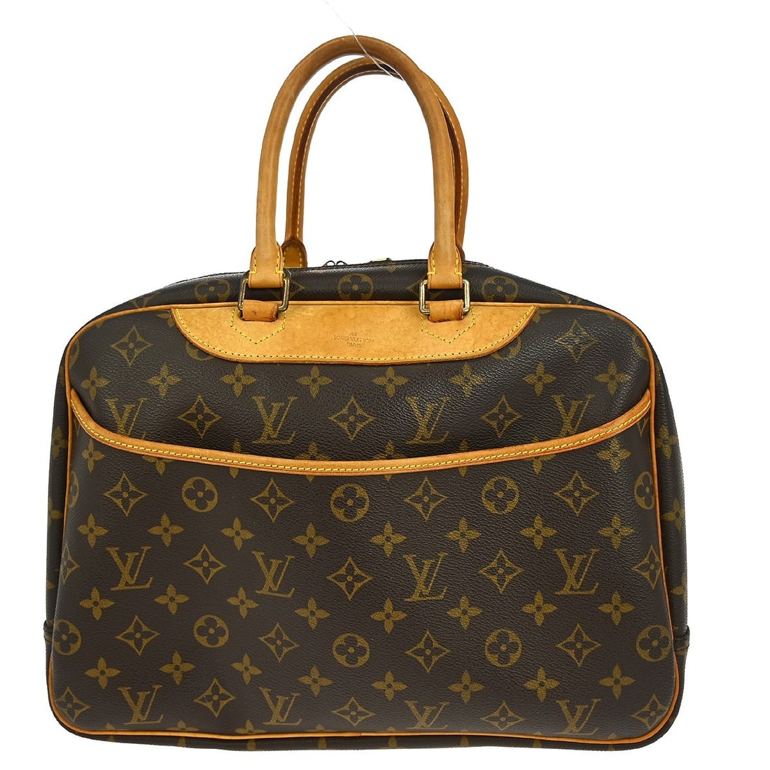 Louis Vuitton Deauville Bowling Handbag Monogram M42270 (1 of 11)