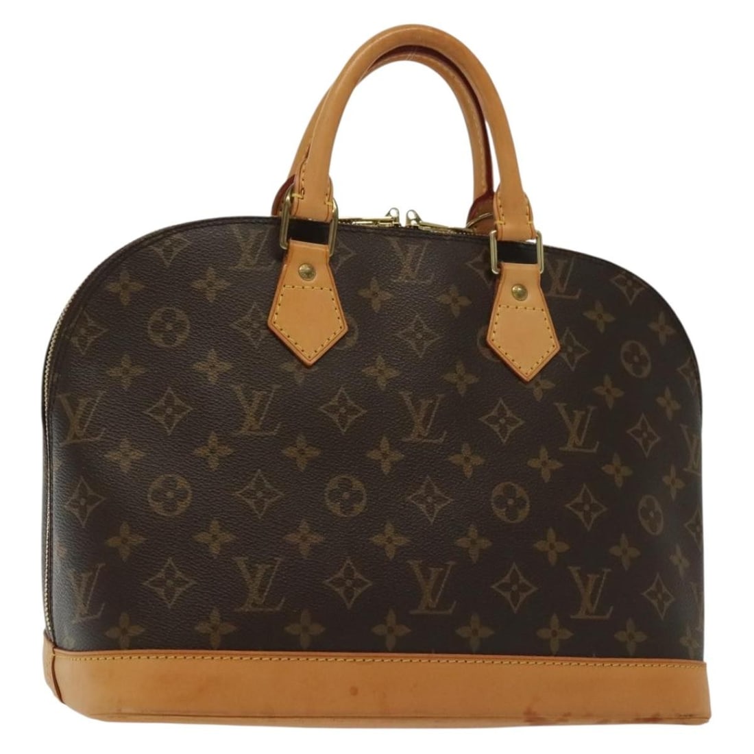 Alma Bag by Louis Vuitton in Brown Leather (1 of 1)