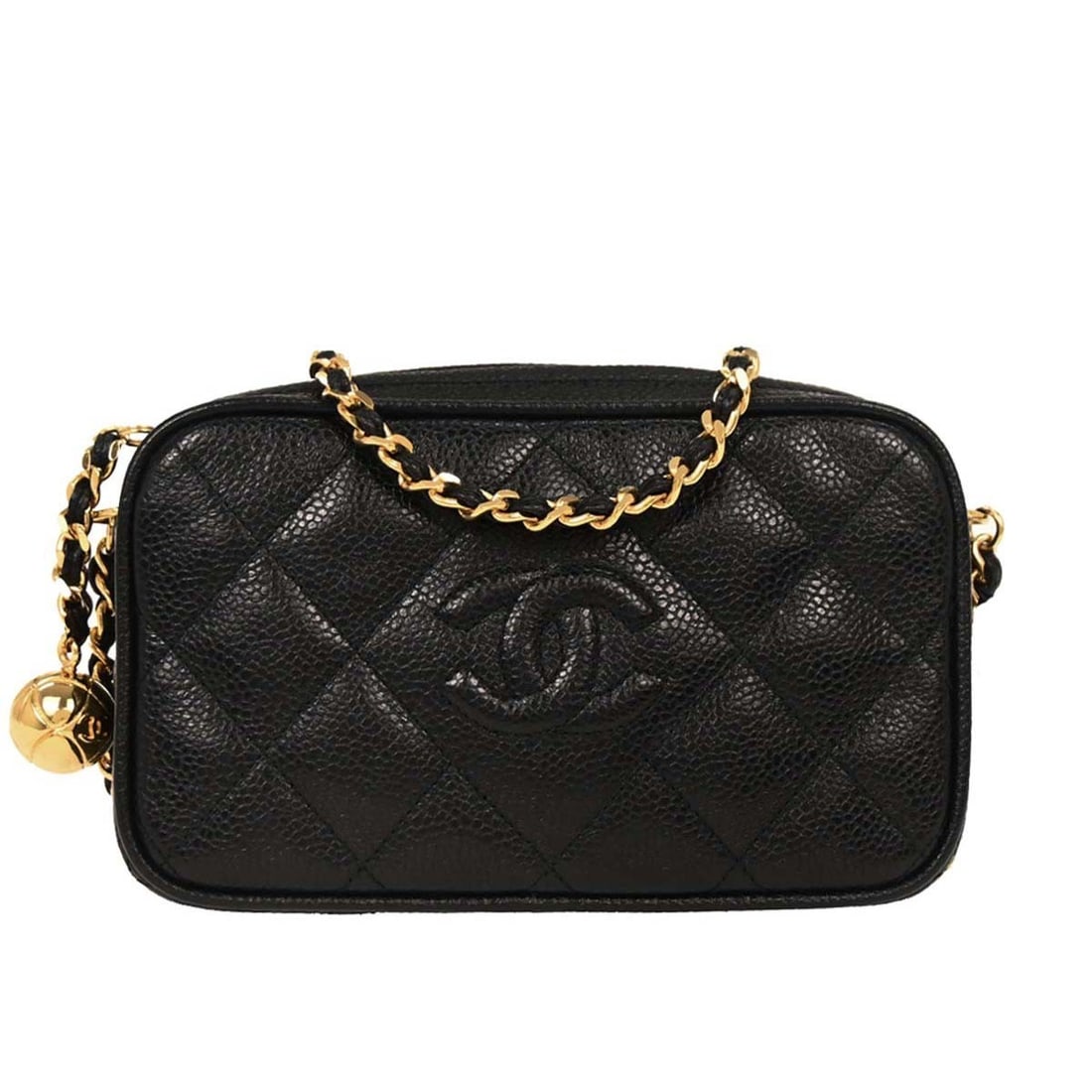 Chanel Black Calfskin Mini Camera Bag Crossbody (1 of 10)