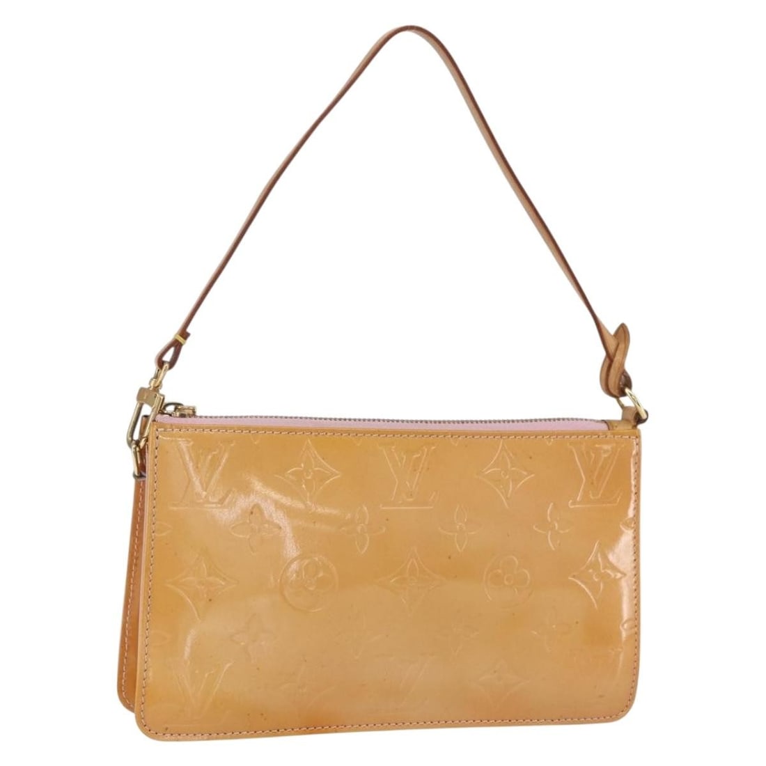 LOUIS VUITTON Vernis Lexington Pouch Marshmallow Pink M91057 Authentic: LOUIS VUITTON Vernis Lexington Pouch Marshmallow Pink M91057 Authentic The LOUIS VUITTON Vernis Lexington Pouch in a delightful Marshmallow Pink is an elegant accessory that combines style with functi