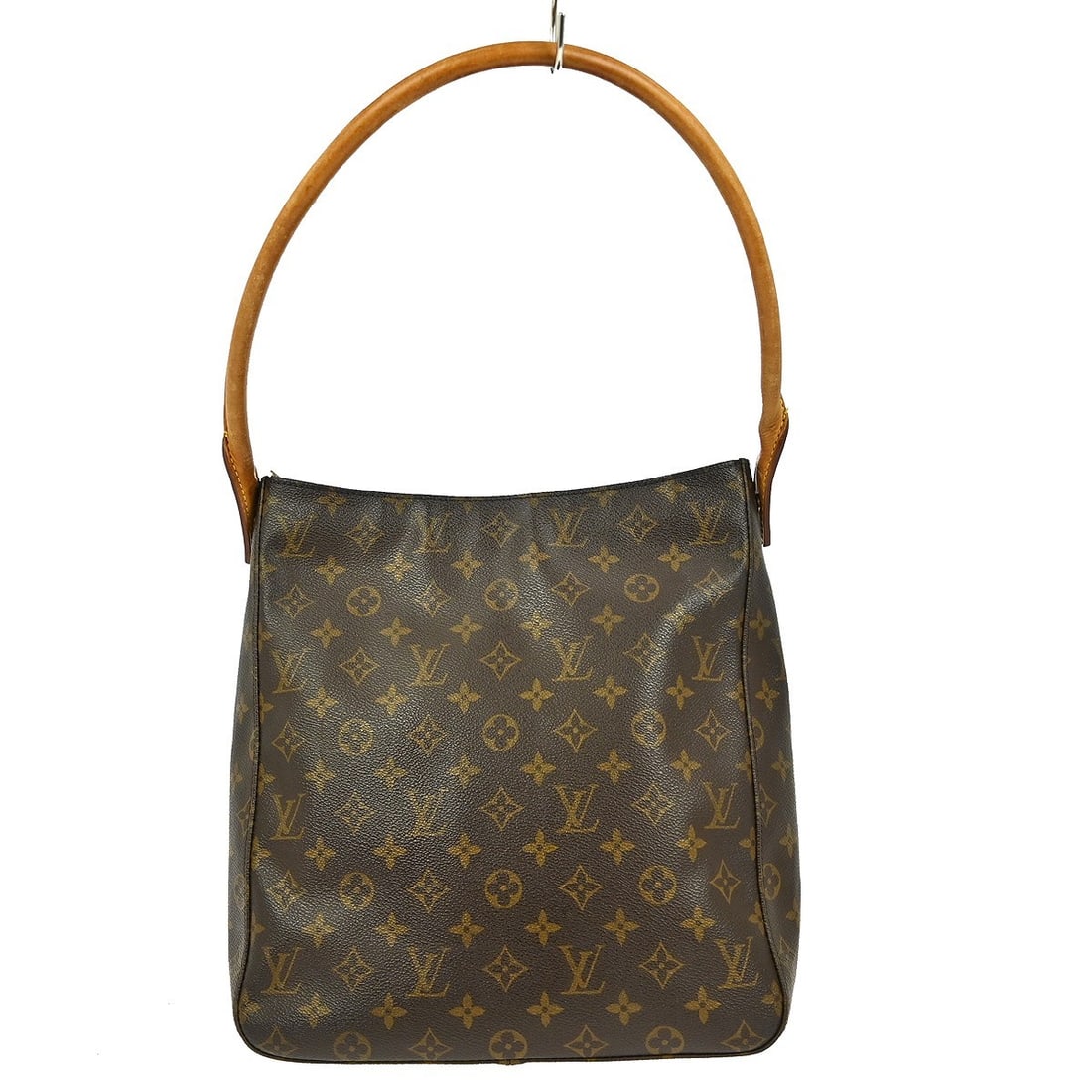 Louis Vuitton Looping GM Monogram Tote Bag M51145 Brown: Louis Vuitton Looping GM Monogram Tote Bag M51145 Brown The Louis Vuitton Monogram Looping GM Handbag is a stylish and functional tote, perfect for casual occasions. This large handbag features the ic