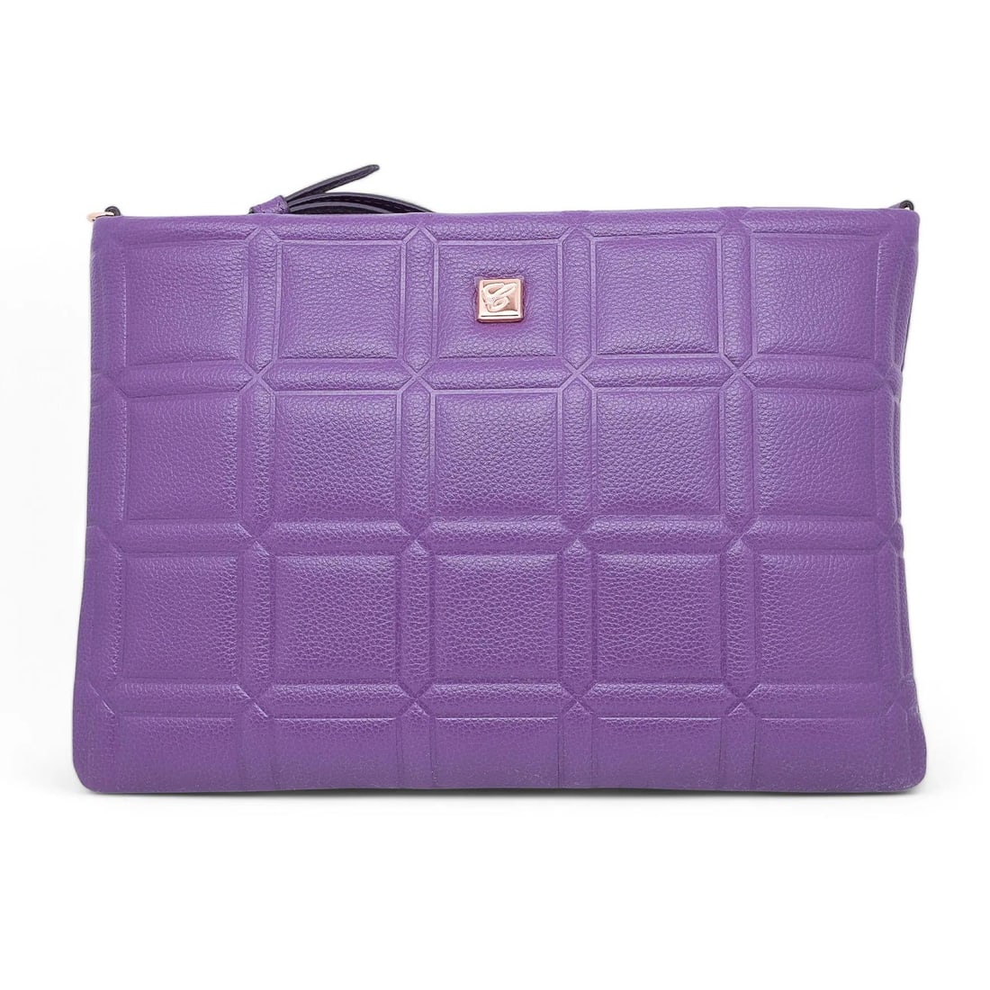 Chopard Ice Cube Purple Leather Mini Pouch 95000-1154 Handmade Italy (1 of 6)