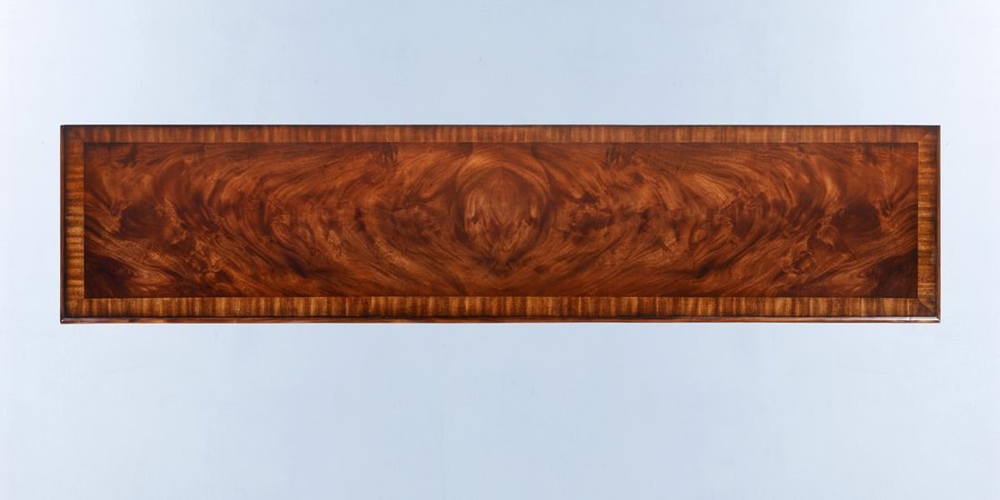 Georgian Style Mahogany Sideboard with Claw Feet and Brass Accents (1 of 6)