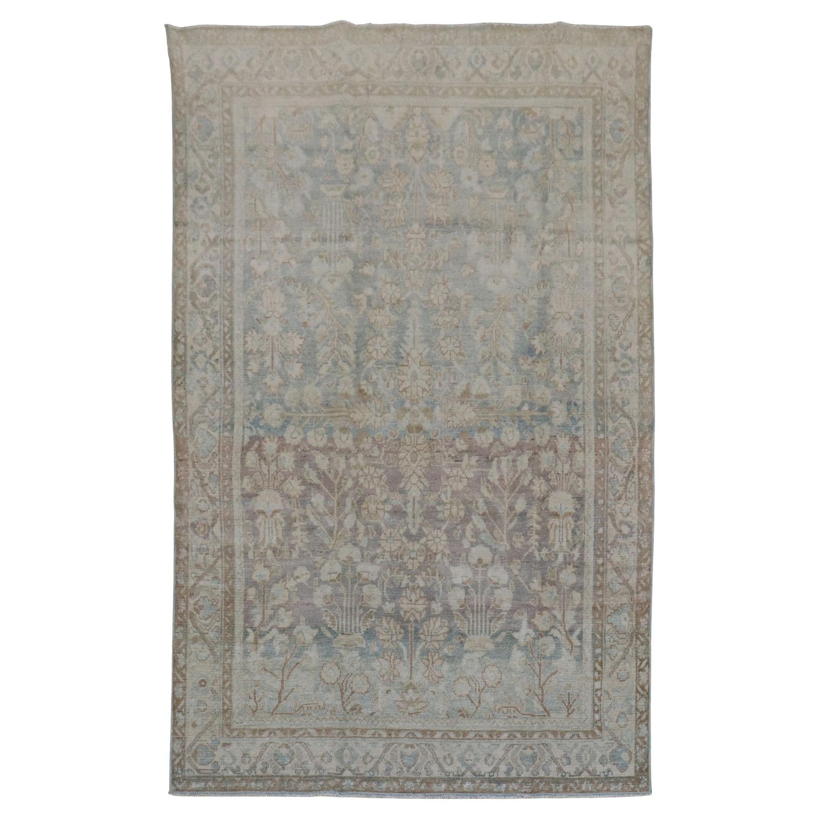Persian Malayer Accent Rug Hand-Knotted Wool 4'3 x 6'8 Iran Circa 1920 (1 of 8)