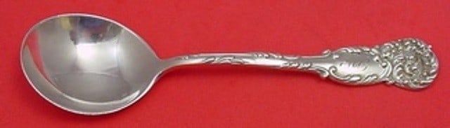 Reed & Barton La Reine Sterling Silver Cream Soup Spoon 5 3/4" (1 of 2)