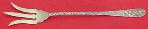 Kirk Repousse Sterling Silver Lettuce Fork #328C (1 of 1)