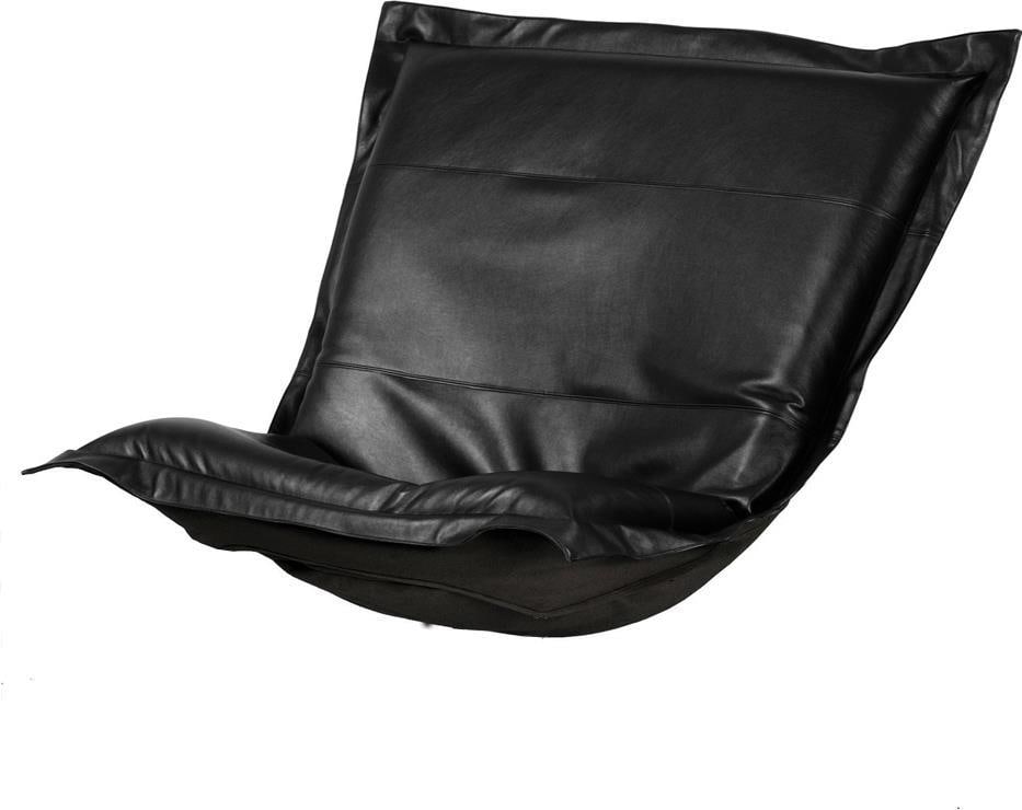 Howard Elliott Avanti Black Puff Chair Cushion Cover: Howard Elliott Avanti Black Puff Chair Cushion Cover Enhance your seating with the Black Avanti Puff Chair Cushion Cover, a stylish addition to your contemporary decor. This cushion cover is hand-fini