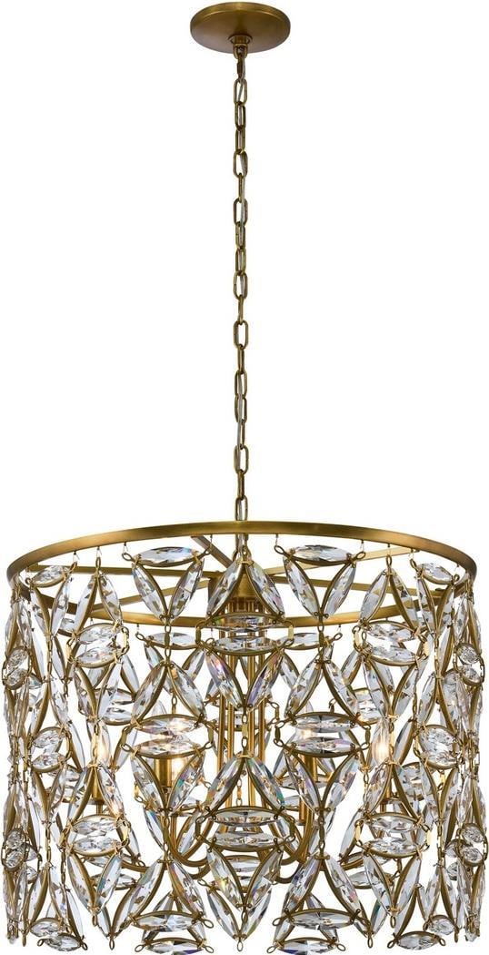 Kalco Boho Chic 21H Crystal Pendant Light Clear Firenze Brass: Kalco Boho Chic 21H Crystal Pendant Light Clear Firenze Brass Enhance your home decor with this exquisite Boho Chic Crystal Pendant, designed to bring elegance and charm to any space. Crafted with met