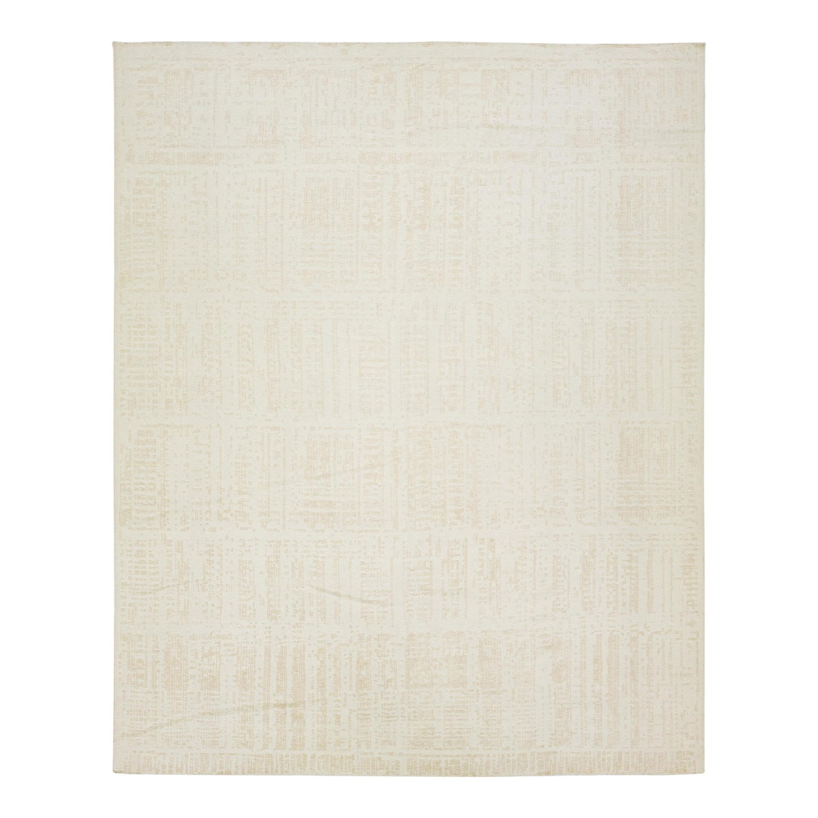 Handmade Kilim Wool Rug 12' x 14'11' Ivory Beige Design: Handmade Kilim Wool Rug 12' x 14'11' Ivory Beige Design Elevate your space with this exquisite handmade kilim wool rug featuring a stunning ivory field adorned with a subtle beige minimalist design. P