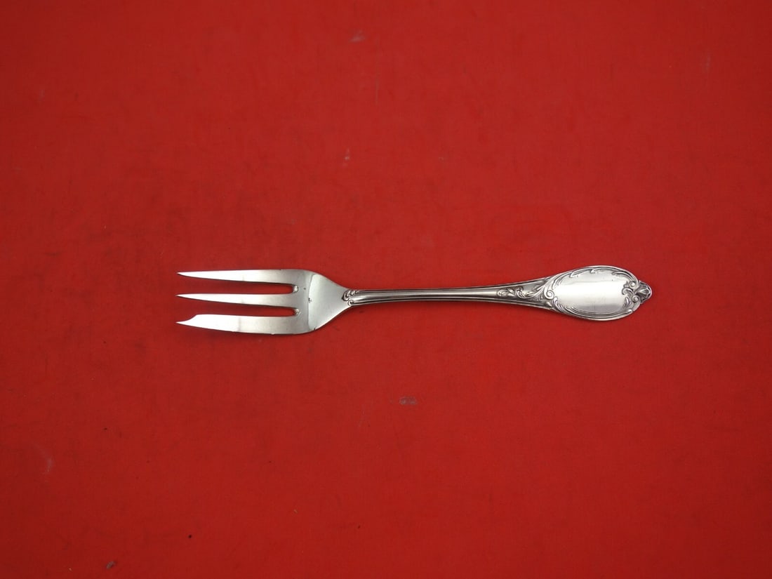 Koch & Bergfeld Rocco .925 Sterling Silver Pastry Fork 5 5/8 Rococo Design: Koch & Bergfeld Rocco .925 Sterling Silver Pastry Fork 5 5/8 Rococo Design Elevate your dining experience with this exquisite pastry fork from the Rocco collection by Koch & Bergfeld. Crafted from .92